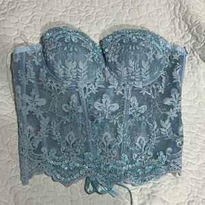 Beaded corset top